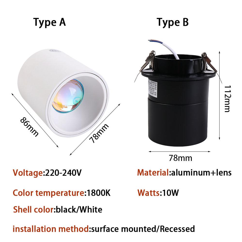 Foldable Ceiling Spot Lighting Luxury Led Down Lamp LED Sunset Lamp Sunset Spotlight Bedroom