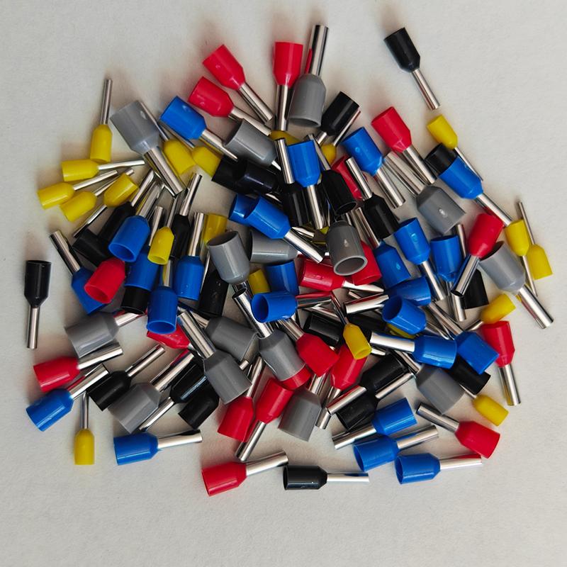 

100 ШТ Електричні Трубчасті Клеми Підходять VE Трубчастий Блок Кінцеві З єднувачі Кабельний Провідний З єднувач