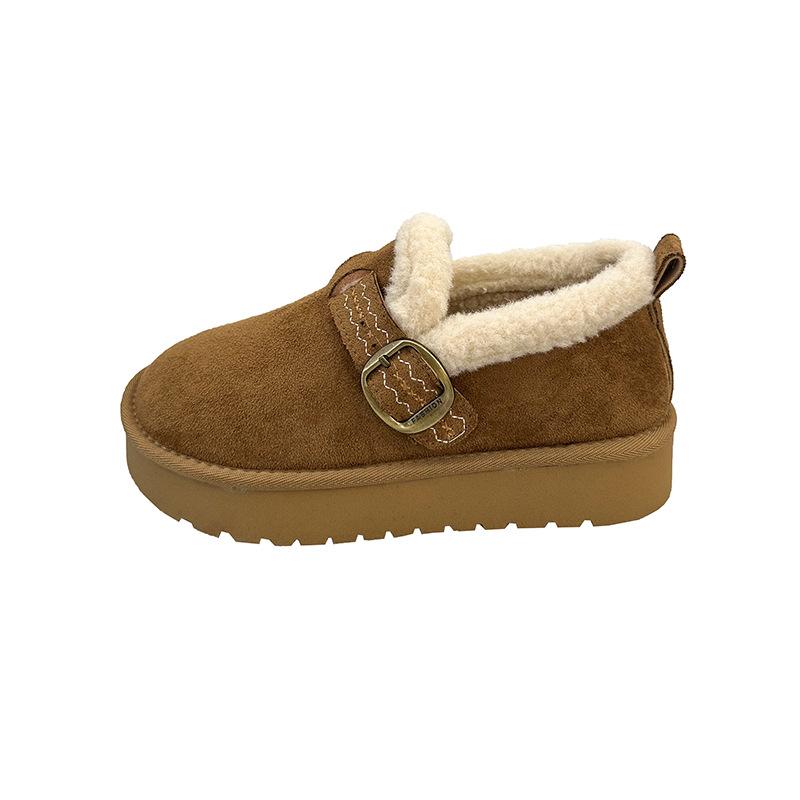 Retro All-inclusive Thick-soled Snow Boots 2025 New Winter Velvet Boken Shoes Fluffy Northeast Warm Cotton Shoes