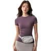 Women's Slimming Short Sleeve Yoga & Running T-Shirt - Breathable, Round Neck Fitness Top for Pilates & Outdoor Activities