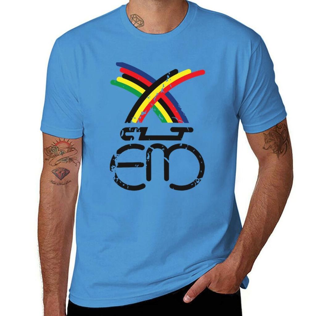 Eddy Merckx Distressed T-Shirt Funnys Hippie Clothes Mens Workout Shirts