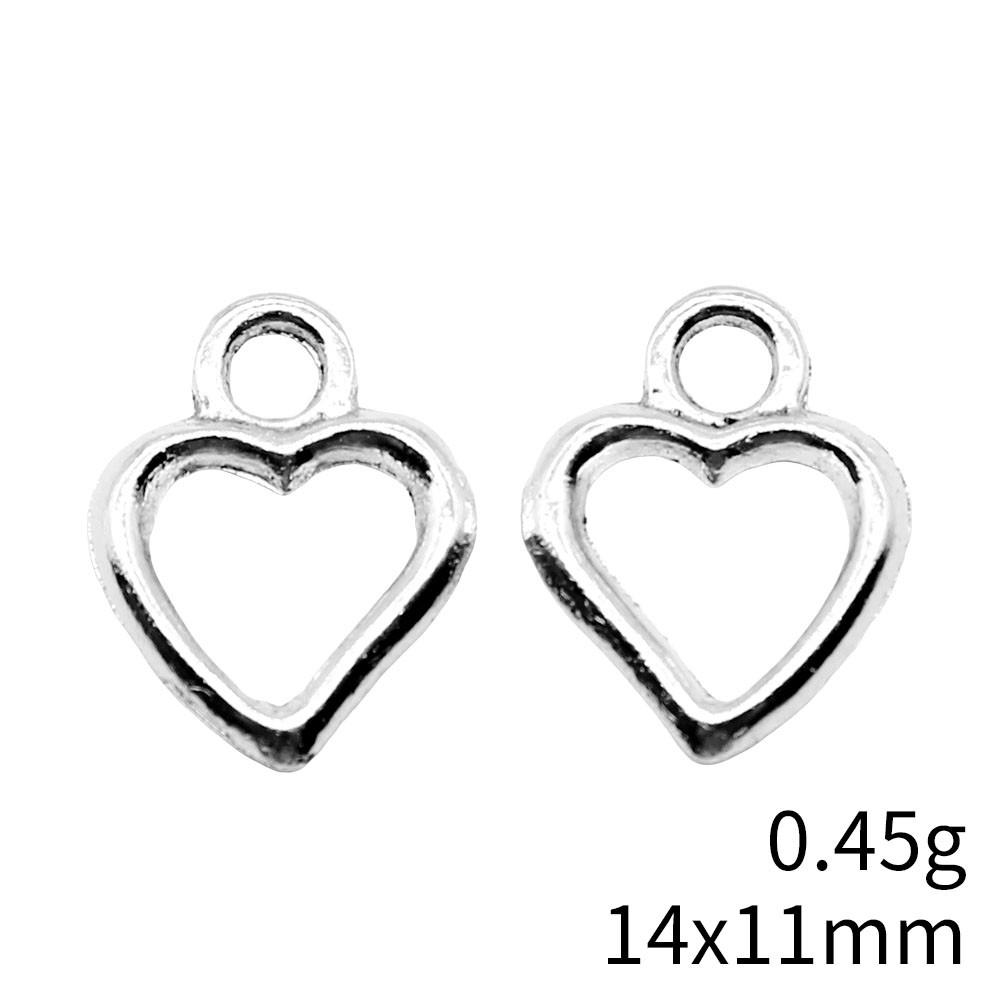 Back To School Charm Bracelet Hollow Peach Heart Charms Pendant Ornaments For Home Male Pendant