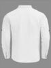 2025 Summer Linen Men's Short Sleeve & Long Sleeve Cardigan Casual Button-Down Beach Shirt
