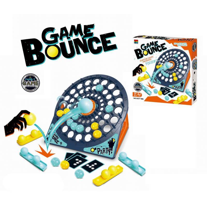 Jumping Ball Toy Set For Kids With Bounce Game Board And Throwing Target For Childrens Educational Play