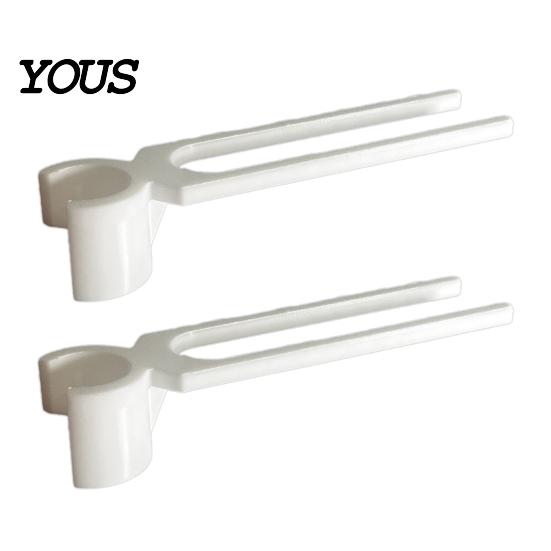 Kitchen Faucet Sponge Holder Rag Holder, Space Saving Double Rod Hanger, Durable PLA Drainage Rack for Sponges Adjustable Snap on Drying Towels