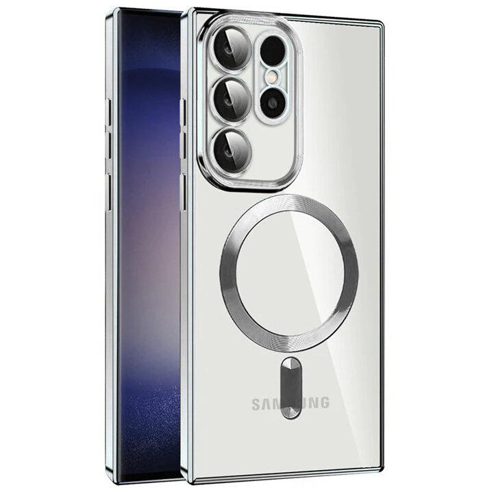 Case for Samsung Galaxy S22 Ultra, Electro MagSafe, Silver