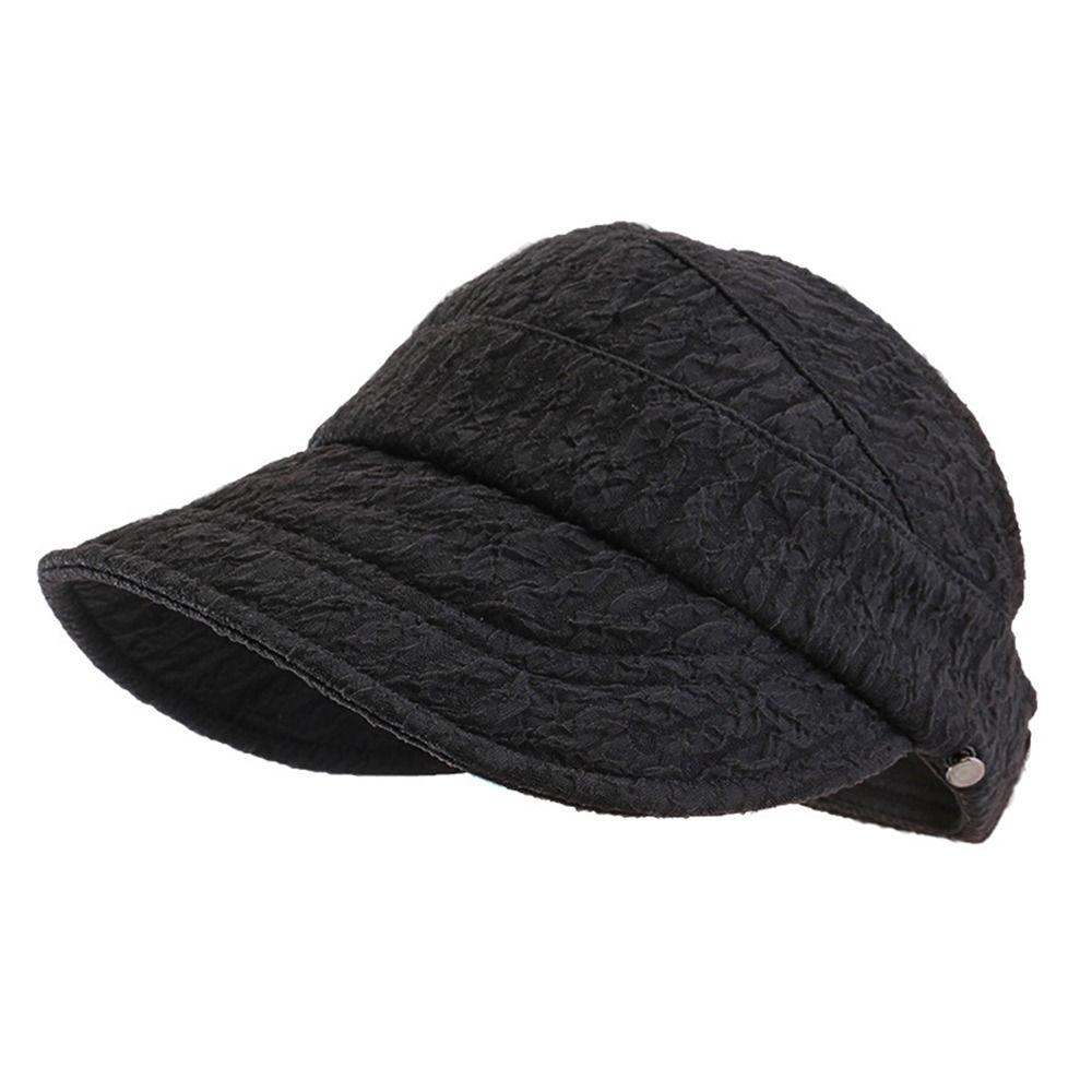 Adjustable Summer Wide Brim Sunhat Foldable Beach Bucket Hat Sun Protection Hats  Holiday