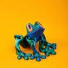 Creative and Funny Lifelike 3D Frog Variable Design Refrigerator Magnets Cute Refrigerator Magnets Whiteboard Sticker Decorative