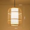 Chinese Style Bamboo Chandelier E27 Decorative Novelty Weave Lighting Fixture Droplight for Aisle