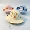 Children's Breathable Mesh Sun Protection Bucket Hat for Boys and Girls