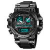 Fashion STRYVE 8025 Men's Watch Luxury 50M Waterproof Watch for Men with Analog-Digital Dual Movement Multifunctional Wristwatch