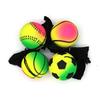 Wrist Elastic Ball 6.3 Rope Rebound Ball Toy Hand Throwing Rubber Reaction Pressure Reducing Release Ball Rebound Ball