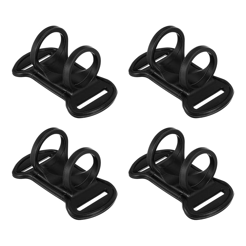 

PATIKIL headlamp flashlight holder 4 pieces silicone soft High elasticity Hands-free headlamp stand replacement flashlight outdoor camp for horseback
