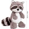 Rocky Plush Raccoon Toy, Gray, 25 cm, Soft Cuddly Stuffed Animal, Kids Gift