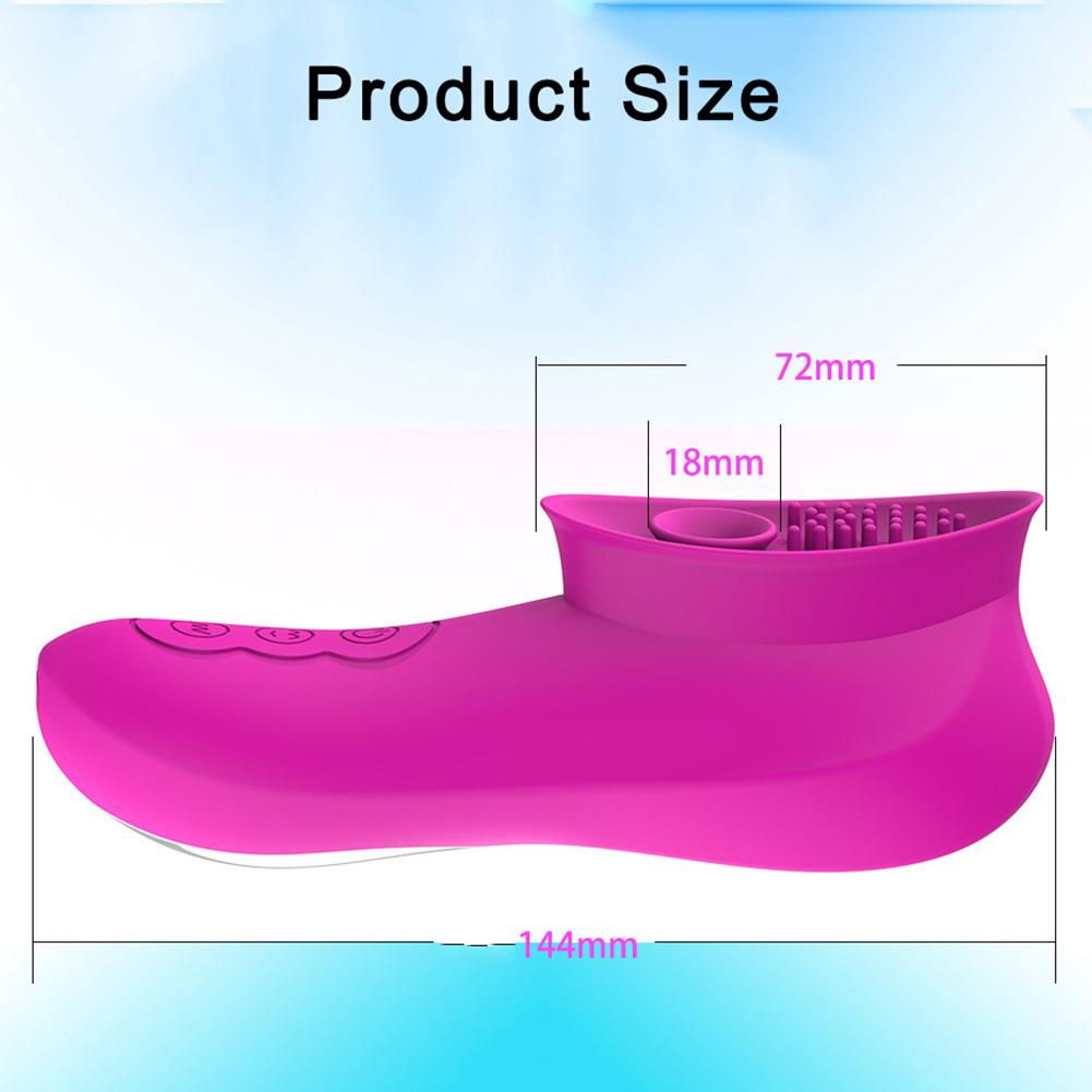 12 Frequenzen G-Punkt Klitoris Stimulation Saugen Vibrator Oraler Brustwarcensauger Sex Massagegerät Vibrator für Frauen