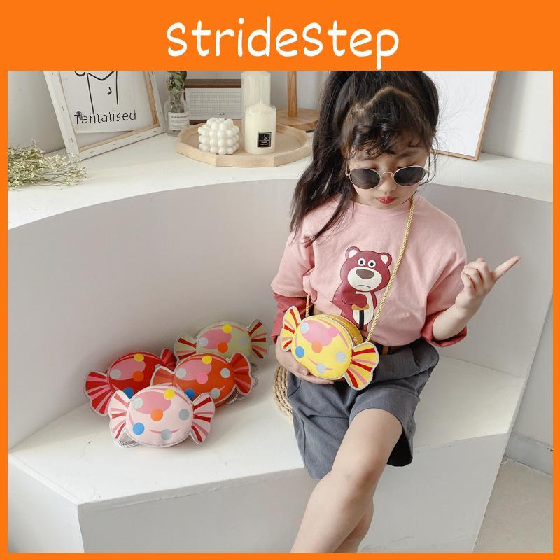 Cute Candy Children Mini Crossbody Bag With Water Resistant Fabric Kids Toddlers