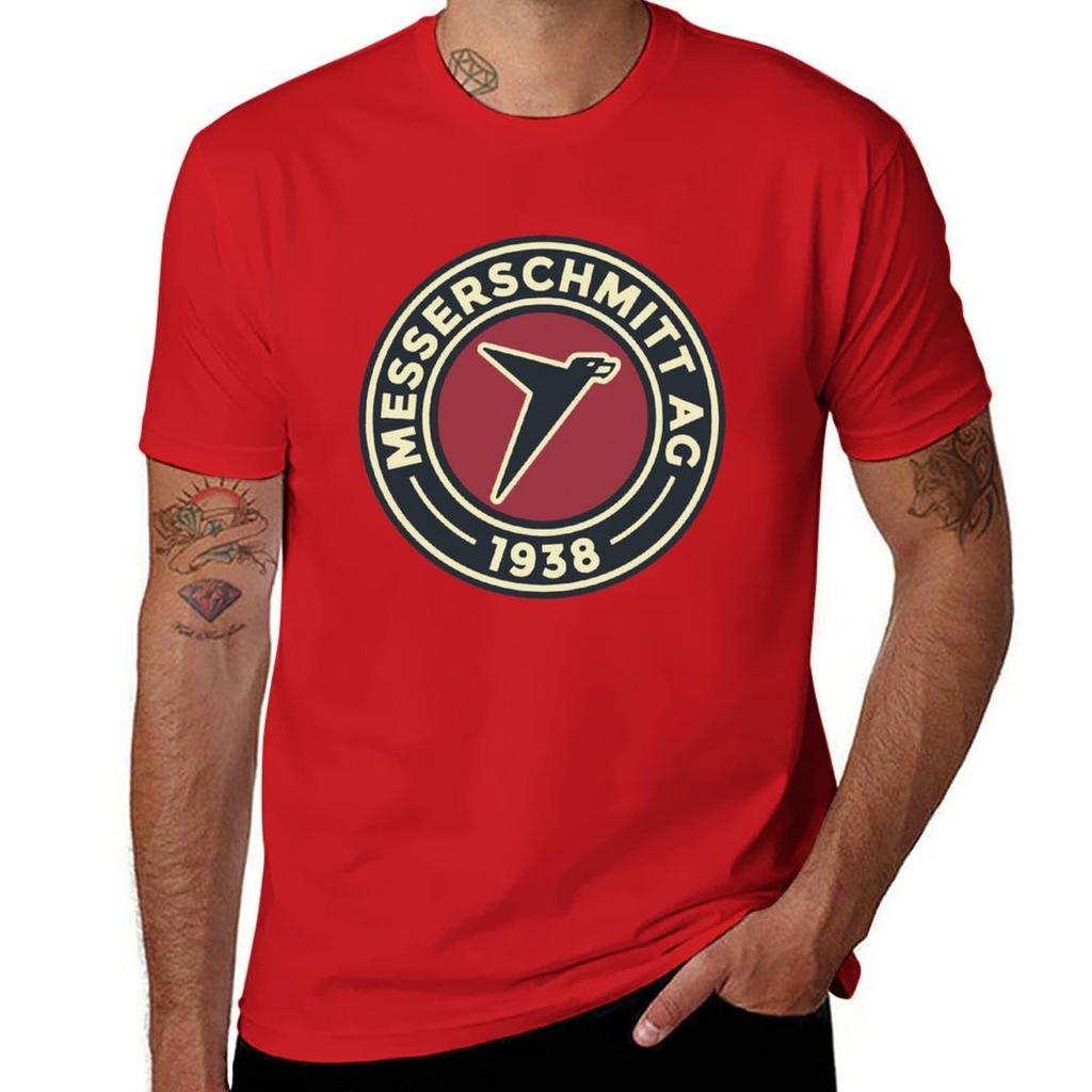 Messerschmitt AG - Custom Round Vintage Logo Classic T-Shirt for a boy aesthetic clothes plus sizes mens vintage t shirts