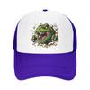 Berretto da Baseball Personalizzato Wild Trex Dinosauro Ruggenti Unisex Donna Traspirante Cappellino Trucker per Esterno Snapback