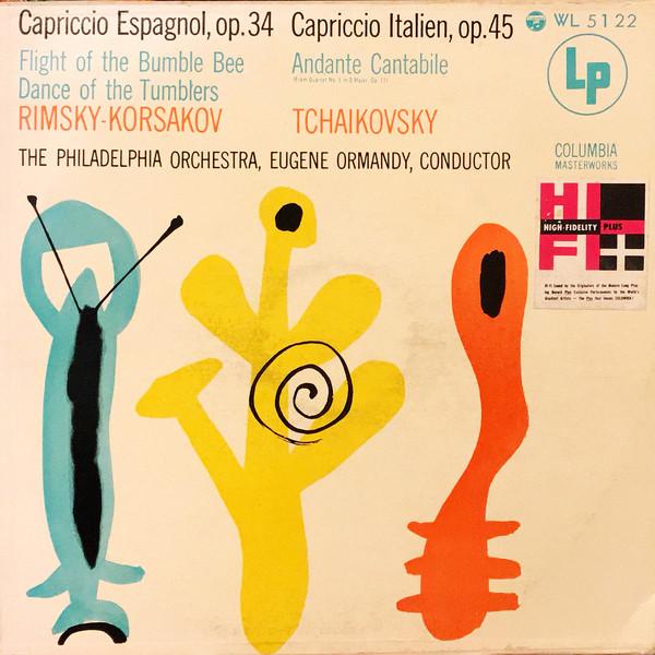 LP Record PHILADELPHIA ORCHESTRA, EUGENE ORMA - Rimsky-Korsakov Tchaikovsky WL5122 Columbia Master Japan Classical Used