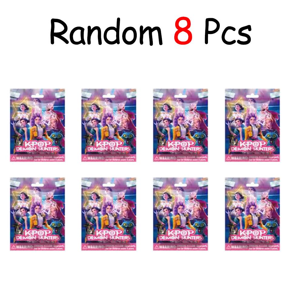 24pcs Random Blind Box 5-12cmAnime KPop Demon Hunters Girl Group RUMI MIRA ZOEY Figure Action Pvc Model Toys Ornaments Gifts