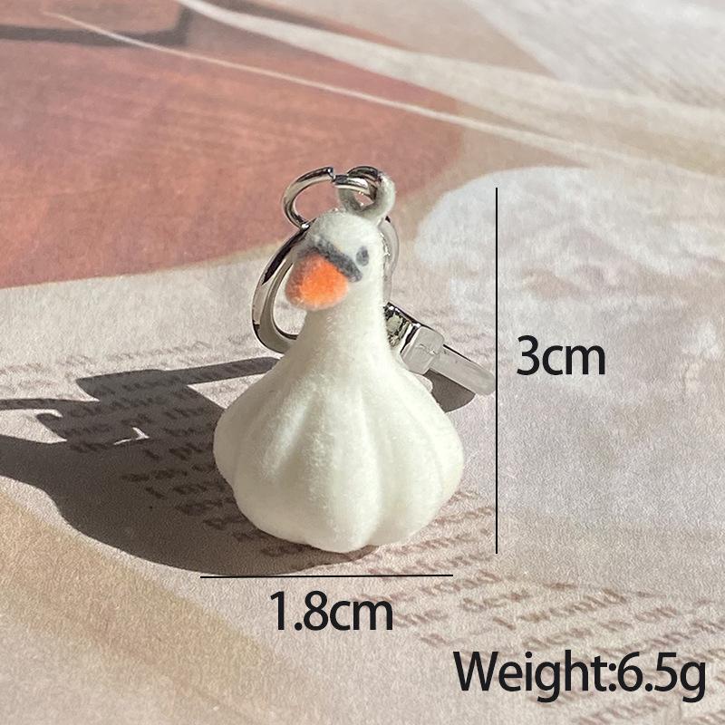 Flocking Elk Capybara Phone Strap Fluffy 3D Alpaca Doll Phone Chain Keychain Lanyard Bag Key Pendant Couple Gifts
