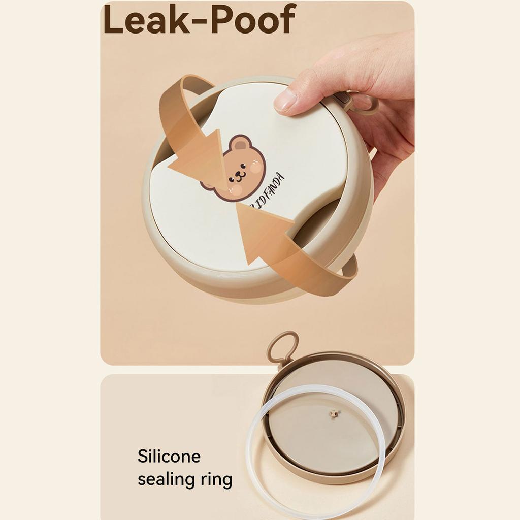 Portable Double-layer Lunch Container With Chopsticks Spoon Sealed 304 Stainless Steel Fruit Salad Lunch Box For Kids Students