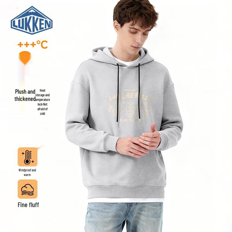 LUKKEN Men's Horse Year Fleece-Lined Hooded Sweatshirt