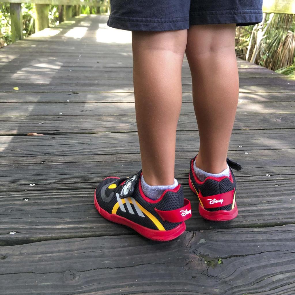 Disney x Adidas Activeplay Low top Toddler Shoes Black Red Infant And Toddler FV4258