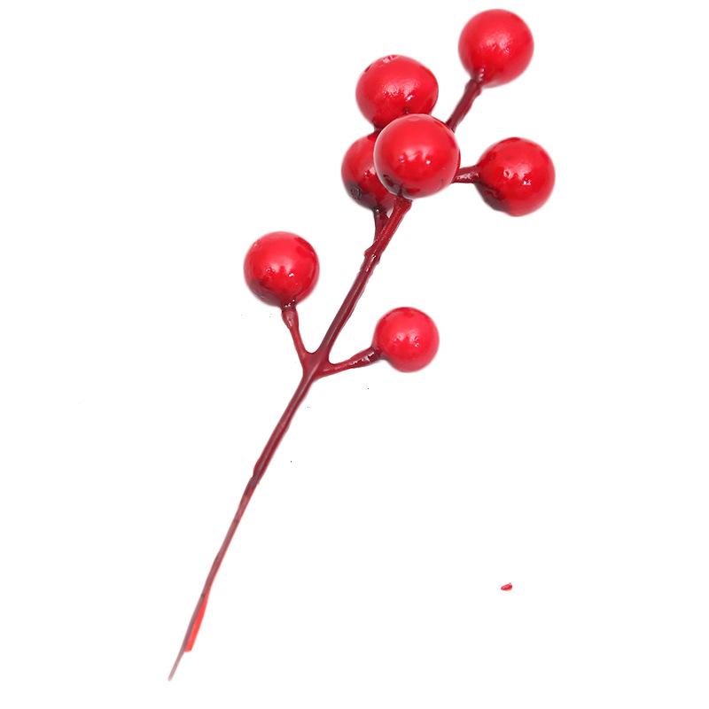 Red Berry Christmas Tree Ornaments - Small & Large Sprigs