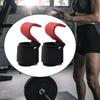 2 SZT. Urządzenie do treningu siłowego podciągania Trening Podnoszenie ciężarów Fitness Uchwyty na ręce Paski do podnoszenia Haki metalowe do podnoszenia ciężarów