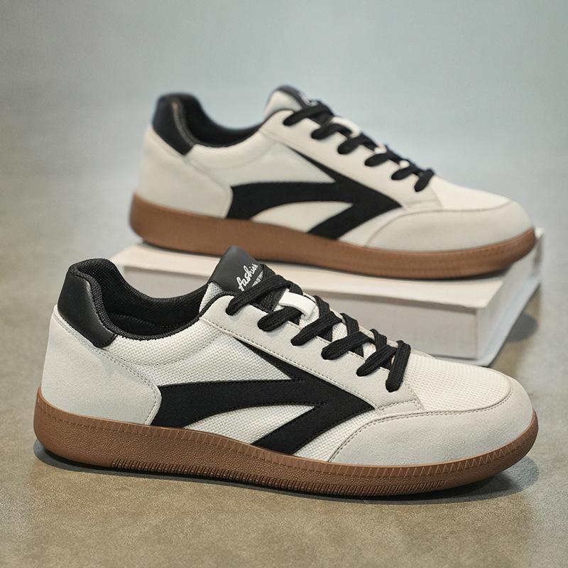 Men's shoes autumn 2024 new trendy versatile platform casual shoes men's non-slip and wear-resistant low-top comfortable board shoes