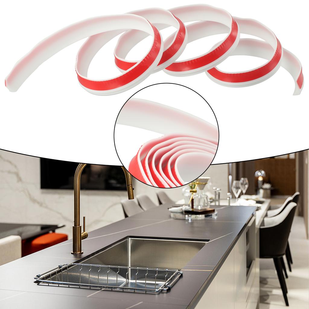 Koupelnová Kuchyňská Vodní Bariéra Silikonová 15mm Bariéra Ohybatelná