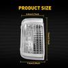 Mirror Turn Signal Lamp Lens Side Cover Left Fit 14-23 Ram ProMaster 1500 2500