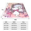 Marie Cat Blanket Warm Aesthetic Plush Throw Blanket For Bedroom Airplane Travel Flannel Bedspread Bed Cover