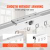 VEVOR Ceiling Curtain Track Set, 5.9 FT/1.8 Meter, Sliding Ceiling Track System for Curtains