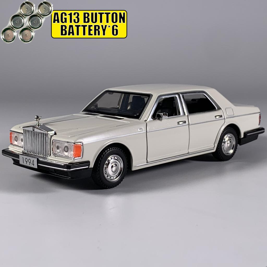 1:32 1994 Rolls Royce Silver Spur Limousine Alloy Metal Diecast Model Car Home Computer Desktop Display Ornament Mini Adult Gift