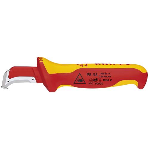 KNIPEX KNIPEX (Knipex) Insulated Electrician Knife 155mm 9855