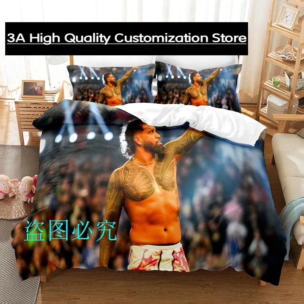 Jey Uso Yeet Set Biancheria da Letto Singolo Gemello Matrimoniale Queen King Size Set Letto Adulti Ragazzi Camera da Letto Copripiumino Set Yeet Parure De Lit Letto