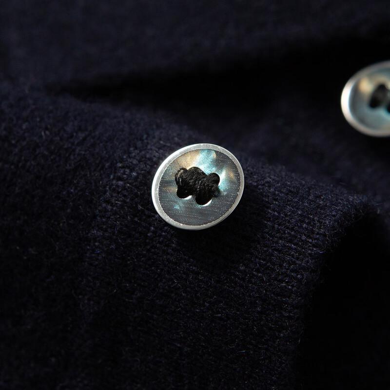 DAISHU Herren Kaschmir Lammwolle Pullover mit Kragen
