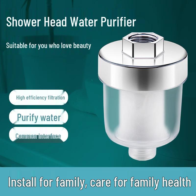 Universal Bathroom Shower Pre-Filter with Five-Micron PP Cotton Element