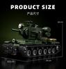2235pcs KV-2 Heavy Tank Model Building Blocks Toy Military MOC Army German Rotatable Tanks DIY Bricks Toy for Children Boys