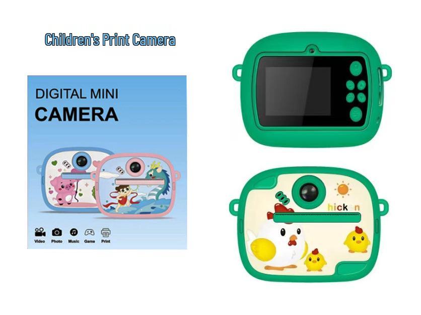 Instant Print Digital Camera for Kids - Photography and Learning Toy for Birthdays