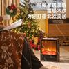 Simulated Flame Electric Heater,Indoor Fireplace Heater,Warm Air Blower for Living Room,Energy-Saving Bathroom Heating Device