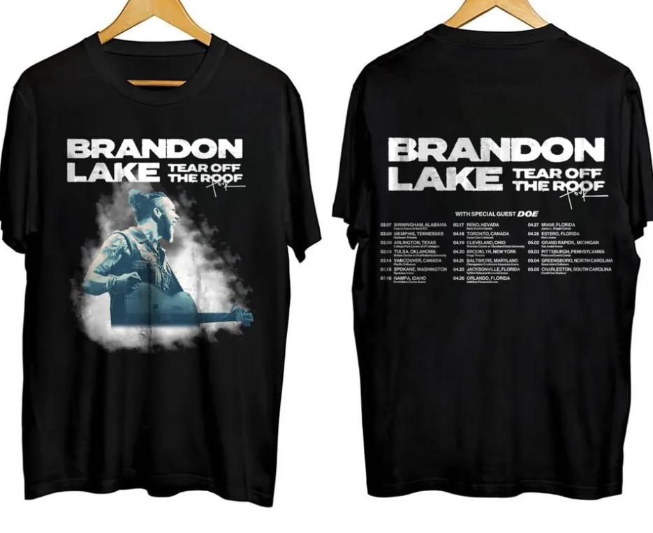 Brandon Lake Tear Off The Roof Tour Shirt,T-Shirt shirt M