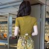 Fashion Suit Skirt, Summer Stylish and Versatile, Fitted Short Top, Slimming Fish Tail Midi Skirt Two-piece Set