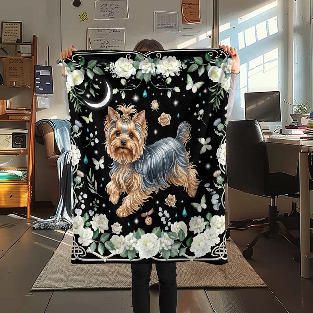

1Pc Vitage Art Print Flannel Blanket High Quality Warm Comfortable Cover for All Seasons Perfect for Gifts Home Decor 80cm x 120cm