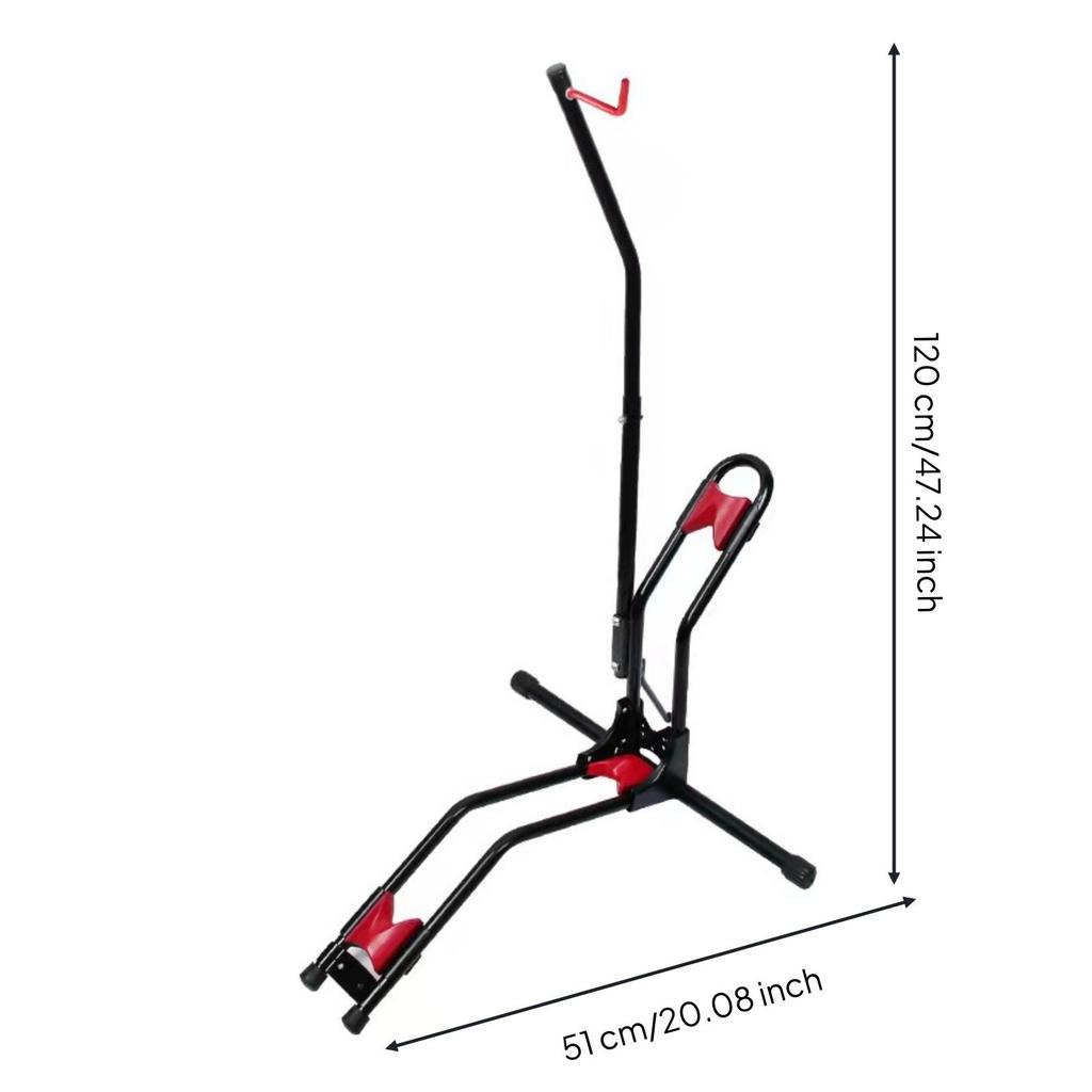Bike Parking Stand Freestanding Display Upright Storage Rack for