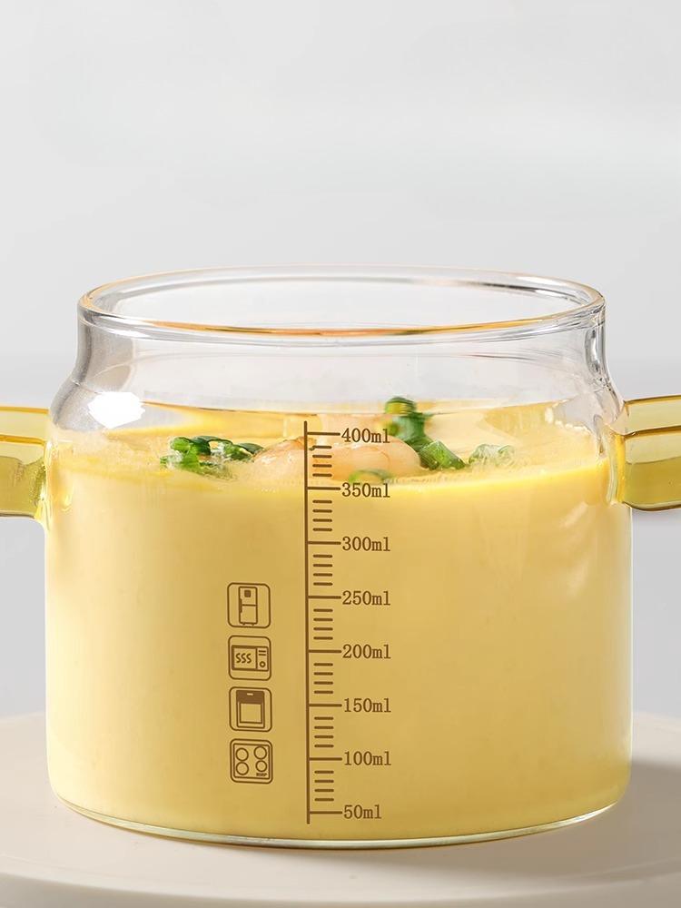 Multi-functional Egg Beater High Borosilicate Glass Fully Automatic Egg Stirring Cup Kitchen Gadgets Cream Magic Tool Mixing Cup