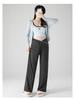 Maternity Low-Waist Wide-Leg Pants - Versatile Spring/Fall Fashion 2025