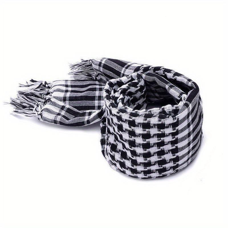 Military Tactical Desert Hijab Scarf Muslim Headscarf Islam Arab Keffiyeh Head Neck Scarves Wrap for Men and Women
